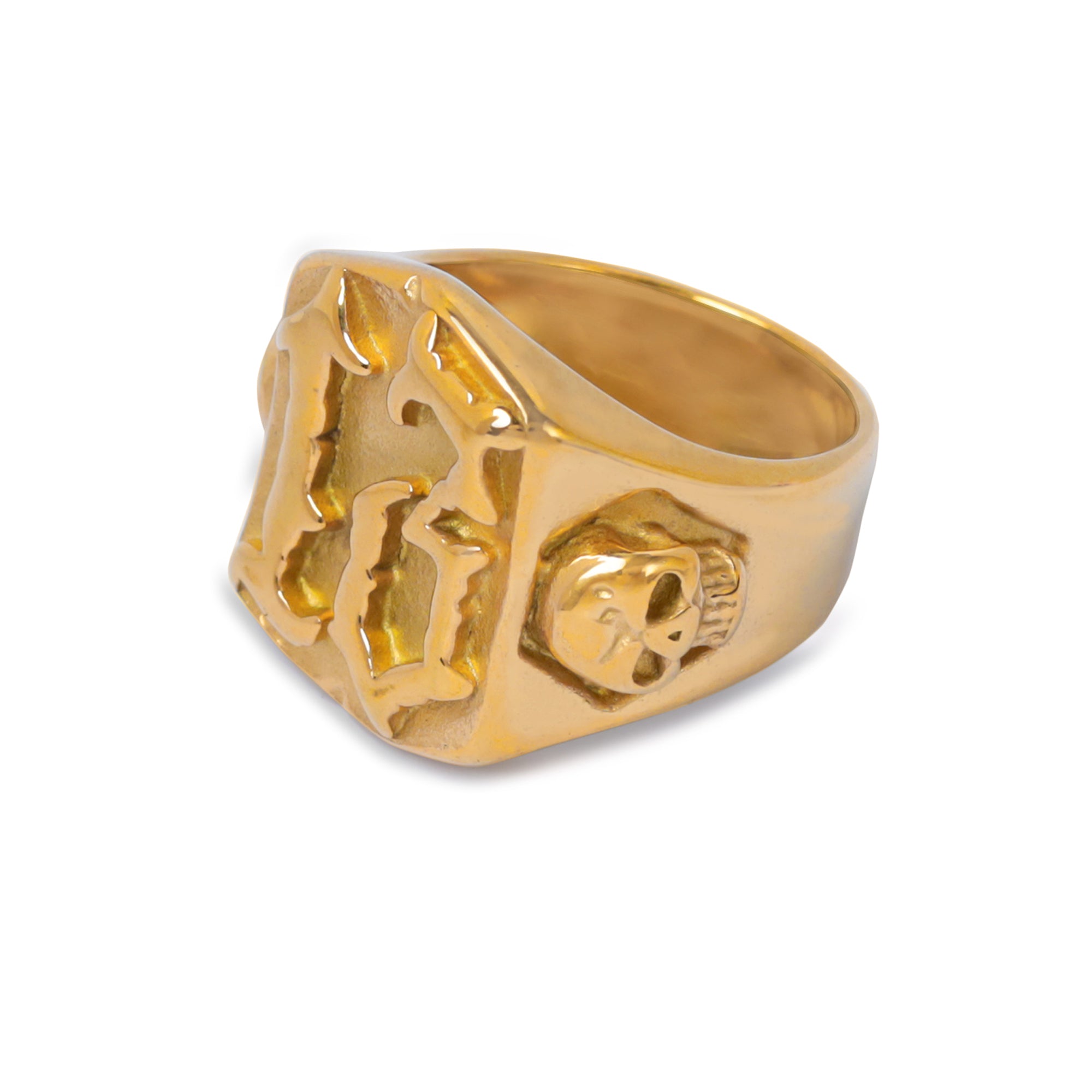 The "Golden Serendipity" Signet Ring