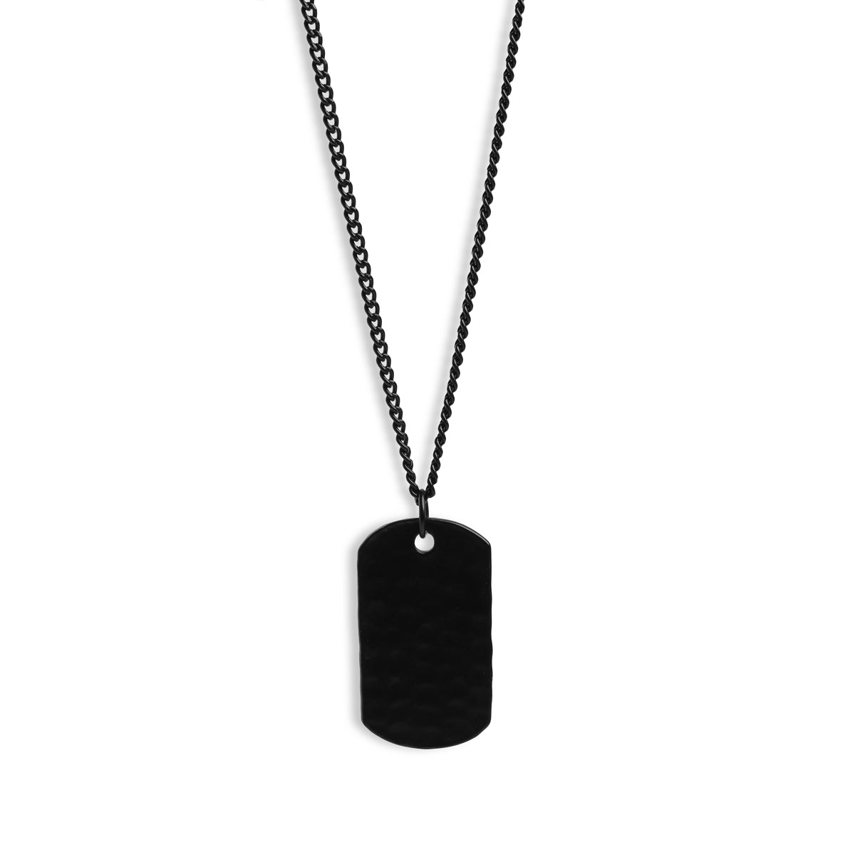 Cosmic Crater Dog Tag Necklace